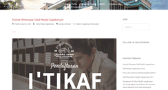 Desktop Screenshot of masjidjogokariyan.com